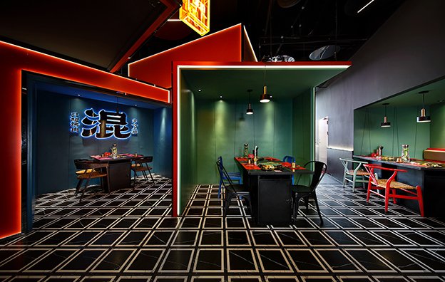 【楊排風】燒烤店餐飲空間設計案例
