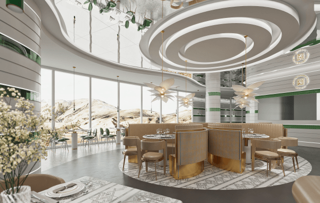 【沿江文昌雞】中餐餐飲空間設計案例