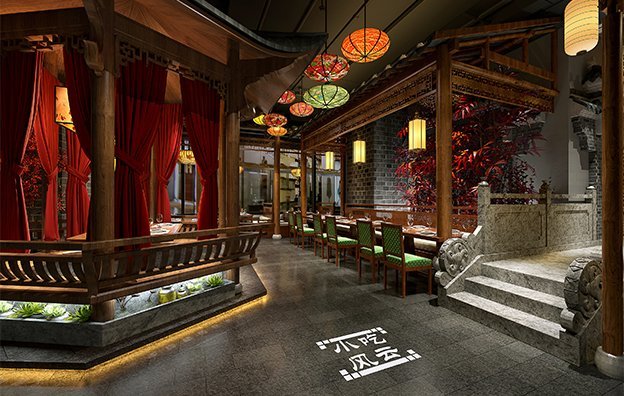 【小吃風云】小吃店餐飲空間設計案例