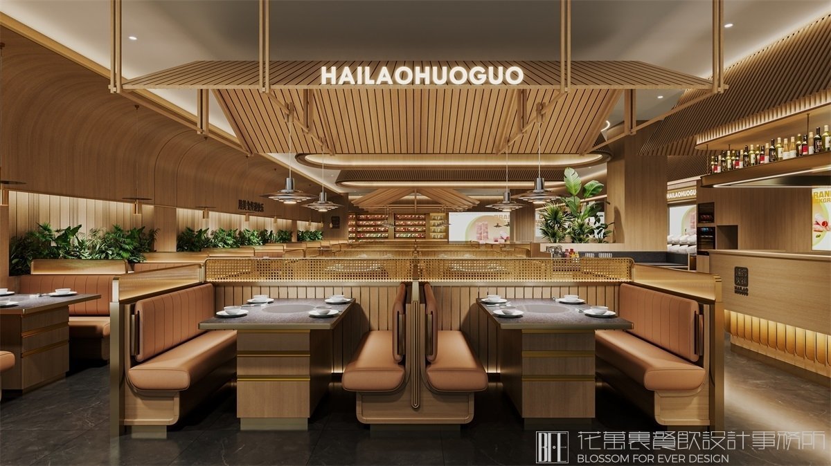 【嗨撈】火鍋店餐飲空間設(shè)計案例圖片 7